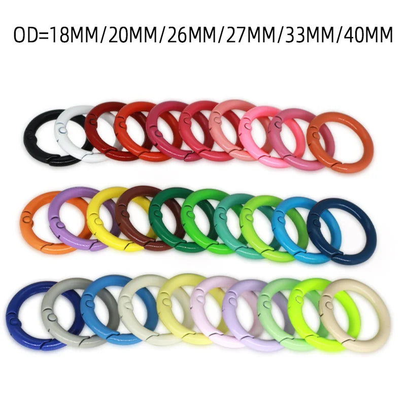 Keyhain Metal Spring O Ring Bag Accessories Special Enhancing Parts & Accessories