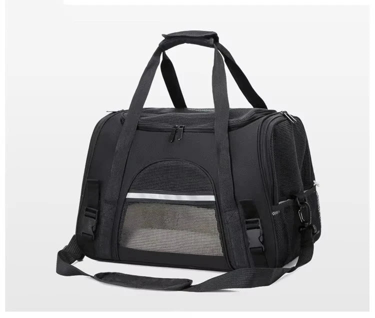 Manufacturer Wholesale Dog Cat Carrier Shoulder Bag Travel Space Capsule Cage Pet Travel Food Bag Traveler Dog Bag Pet Supplies