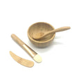 Fancy Cute  DIY Mini Face Skin Care Clay Cream Spa Cosmetic Bamboo Facial Skincare Mask Mixing Bowl
