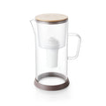 BPA Free 3.5L Glass Carafe Drinking Water Purifier Alkaline Water Filter Pitcher Jug With Handle