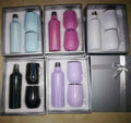 500ml 750ml Stainless Steel Insulated Vacuum Glitter 12oz Wine Tumbler 3 Sets Egg Shaped Thermos Glitter Wine Set Gift Boxes