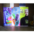 Custom Printing Tension Fabric Backdrop 360 Photobooth Double Sided Straight LED Light for Trade Shows
