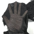 S578 3mm Space Sparkling See Through Rhinestone Mesh Fabric Soft Crystals Tulle Dress 150cm Width Rhinestone Mesh 2mm Space