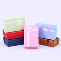 8x5x2.5 cm Jewelry Display Box Cardboard Necklace Earrings Ring Box Packaging Gift Box With Sponge & Satin Ribbon