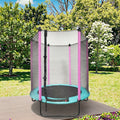 Zoshine Designed for Children This Indoor Family Trampoline Comes with Safety Net Allowing Kids to Jump Freely