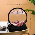 Fortune Sandscap Scandinavian 3D Moving Sand Painting SPA01 Hourglass Glass Craft Intricate 3D Landscape Scape Art Picture