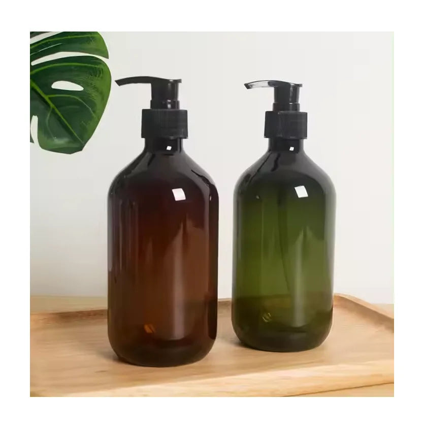 500ml Cosmetic Shampoo Pet Plastic Empty Bottle Pump Sprayer Sealing Type for Lotion Bottling