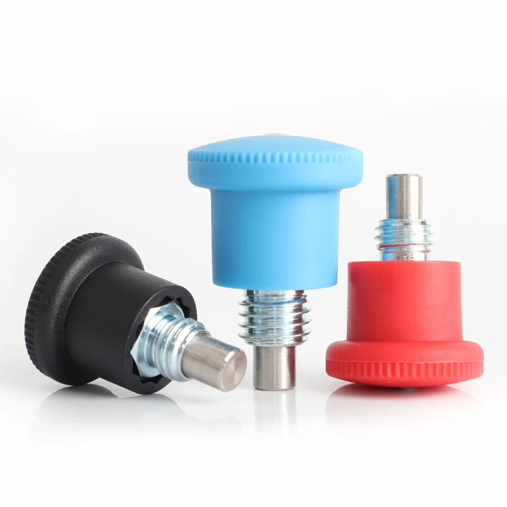 Mini Indexing Plunger with Hidden Lock Mechanism Stainless Steel Spring Loaded Galvanized Steel Return Type Bolt