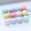 Hot Sale New Polish Craft Round Heart Shape Flatback Resin Artificial Macaron for Diy