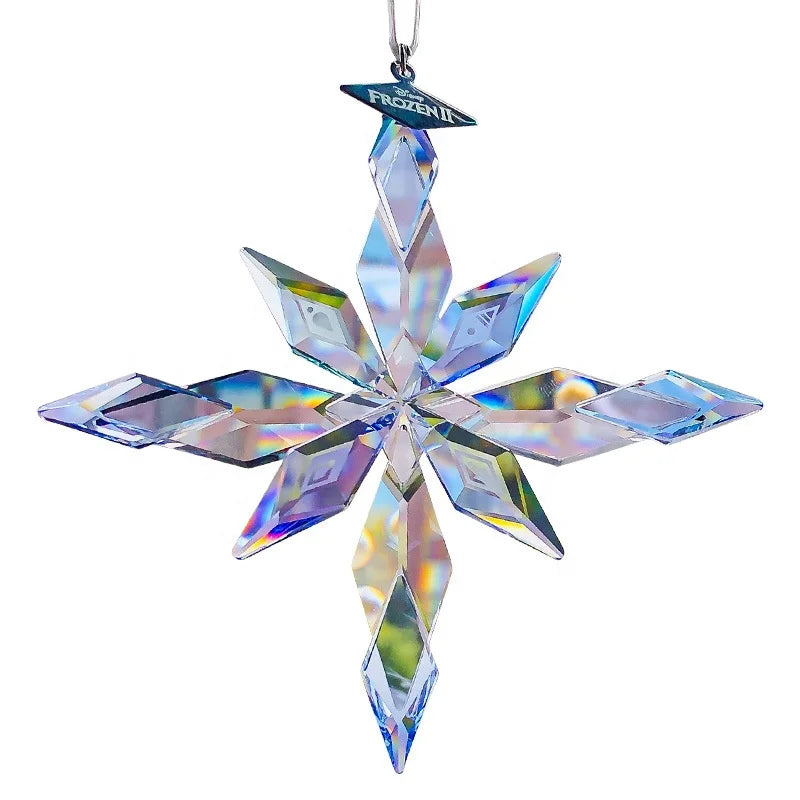 High-quality Crystal Car Interior Ornament Snowflake Shining Snowflake Hanging Pendant Holiday Decoration