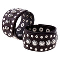 Wholesale Punk Trendy Men Woman Leather Bead Skull Leather Bangle Bracelet
