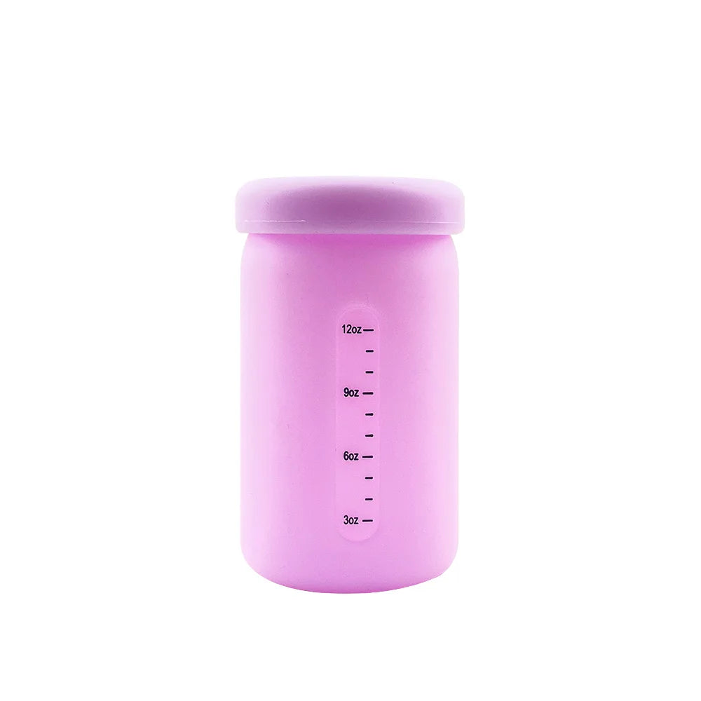Silicone Food Storage Grain Sealing Containers Storage Jar Kitchen Silicone Oatmeal Jars Pantry Organizer