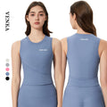 New Arrival Women Ribbing Sportswear Breathable Sleeveless Fitness Running Sports Vest Shirts Female Workout Yoga Tank Top