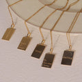 Personalized Pendent Necklace Men Gold Plated Stainless Steel Fashion Jewelry Necklaces for Women Wholesale