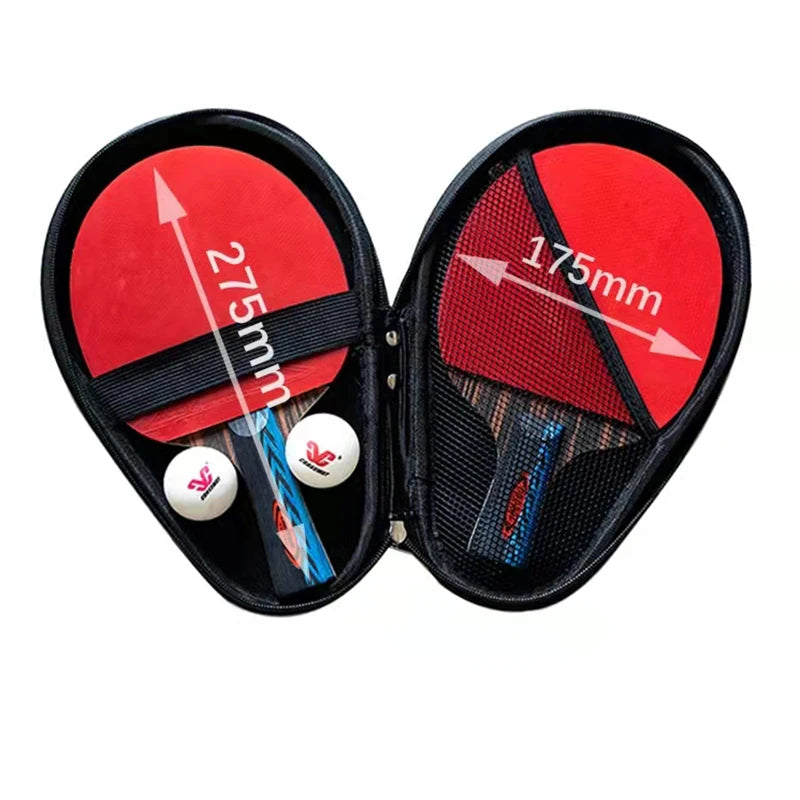 In Stock Wholesale Foam Eva Hard Shell Table Tennis Racket Case Bag Waterproof Shockproof Dustproof Customizable Color & Logo