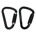 CLIWIZ Safety Auto Locking Aluminum Carabiner 25kN Climbing Snap Hook with Customized Logo Hook Spring Lock Carabiner