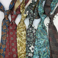 Trendy Casual Vintage Printed Neck Tie Men and Women Floral Youth Fashion Shirt Accessory Neck Ties