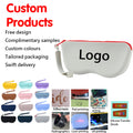Eco-Friendly Silicon Sunglasses Case with Zipper Closure Customizable Color & Logo OEM/ODM Options