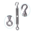 M4 M5 M6 M8 304 Stainless Steel CC CO OO Shade Sail Accessories Hook Turnbuckle