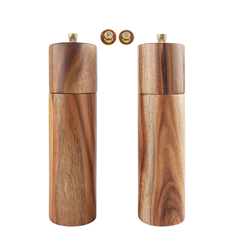 High-Quality Multi-Purpose Wooden Manual Salt Pepper Grinder