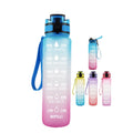 32oz 1L Tritan PCTG BPA Free Custom Sport Motivational Plastic Water Bottle