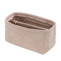 Sample Free Shipping Velvet Inner Bag Insert Organizer Zipper Makeup Tote Handbag Purse Inner Insert Bag Organizers