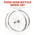 Intro7 WS020 700C Wheelset Hub 20h 24h Bike Aluminum Alloy 30mm Height Rim Wheelset for Track Bike Fixie Bike Road Bike