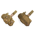 BEARKY Hidden Camouflage Combination Protective Outdoor Tactical Magazine Pouch Quick Pull Drop Leg Bag with Zipper Closure