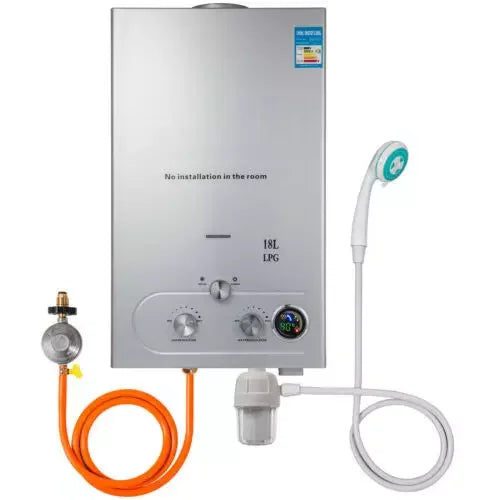 VEVOR High-quality 18L LPG LED water heater bathroom water heater