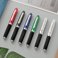 New Exquisite Eva Pen Metal Fountain Pen With Clip Portable Pocket Metal Pen Wholesale Craft Gift Office
