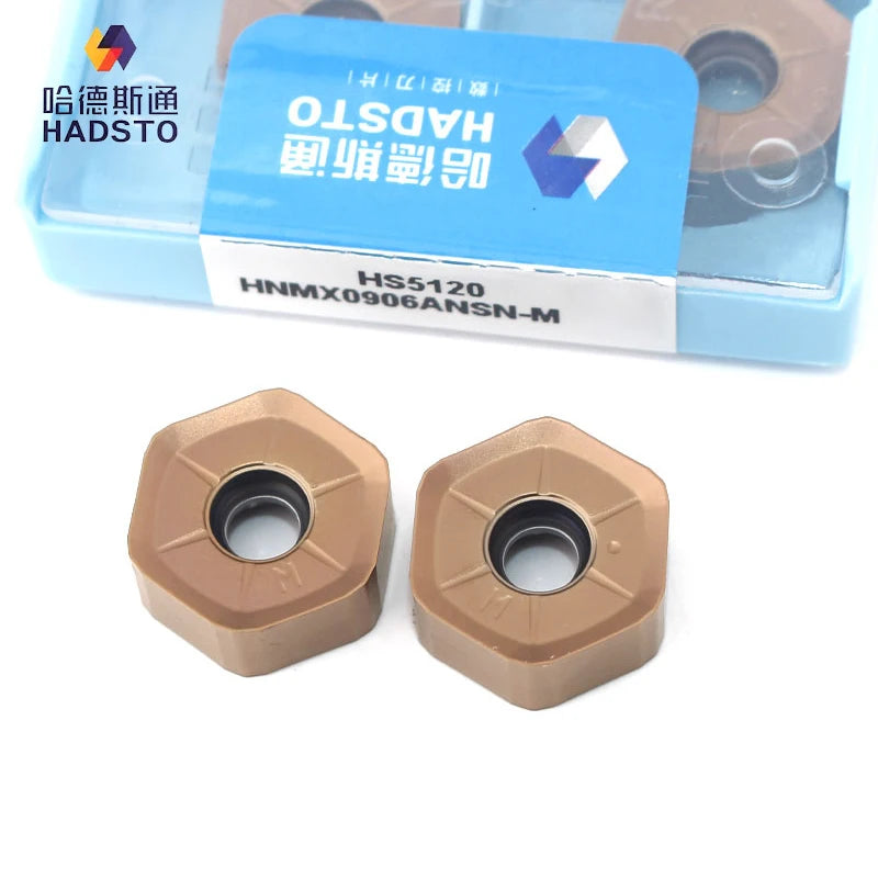 HADSTO CNC Milling Cutter Blade HNMX0906ANSN-M HS5120 OEM for Hard to Process Materials Cutting Tools