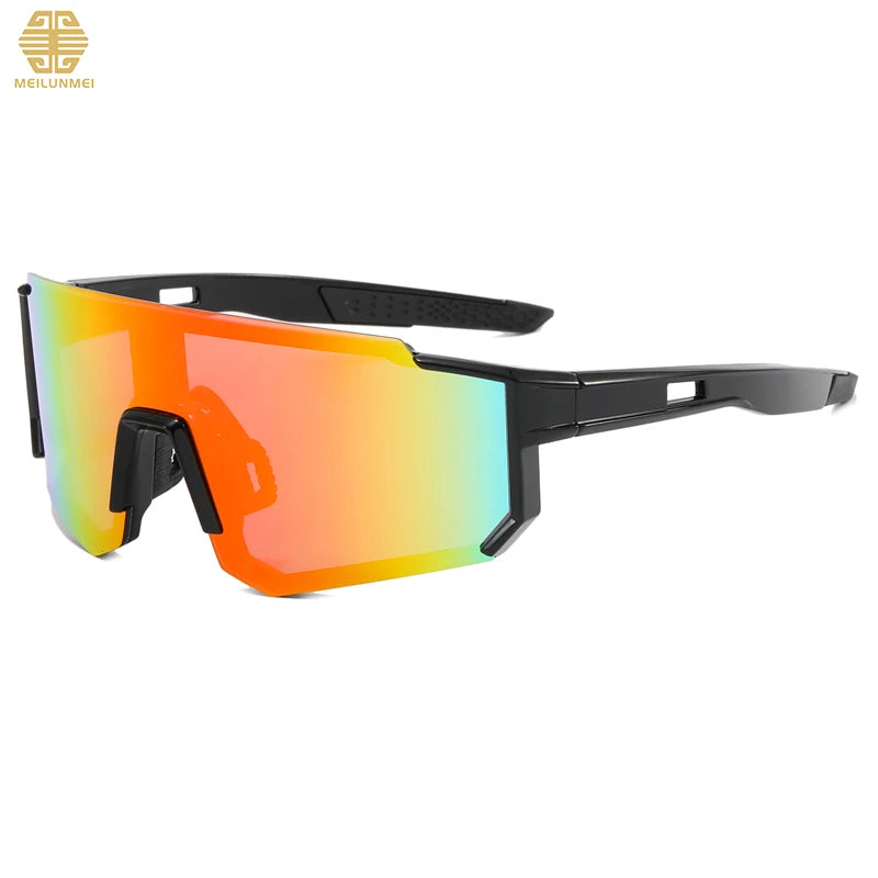 Custom Logo UV400 Sport Cycling Sunglasses for Men and Women Outdoor Bicycles Sun Glasses with PC Frame OEM Option