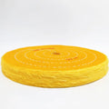 Cotton 6 Inch Yellow Cloth Buffing Wheel OEM Customized Size