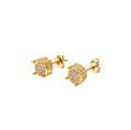Latest Hop Jewelry Size 9mm Earrings Stud Round Cz Earrings Jewelry for Men