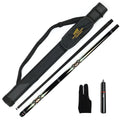 Premium Yfen M29 58" Carbon Fiber Shaft 12.5mm 1/2 Billiard Pool Cue Kit With Cue Case Extension Glove MegaBDM