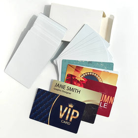 Wholesale Gift Sublimate Craft White Blank Sublimation Metal Business Name Card