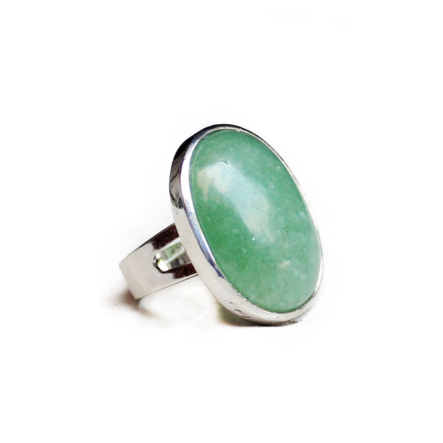 HZ European and American Style Wok Iron Ring Jade Temple 925 Silver Blue with High Quality Crystals