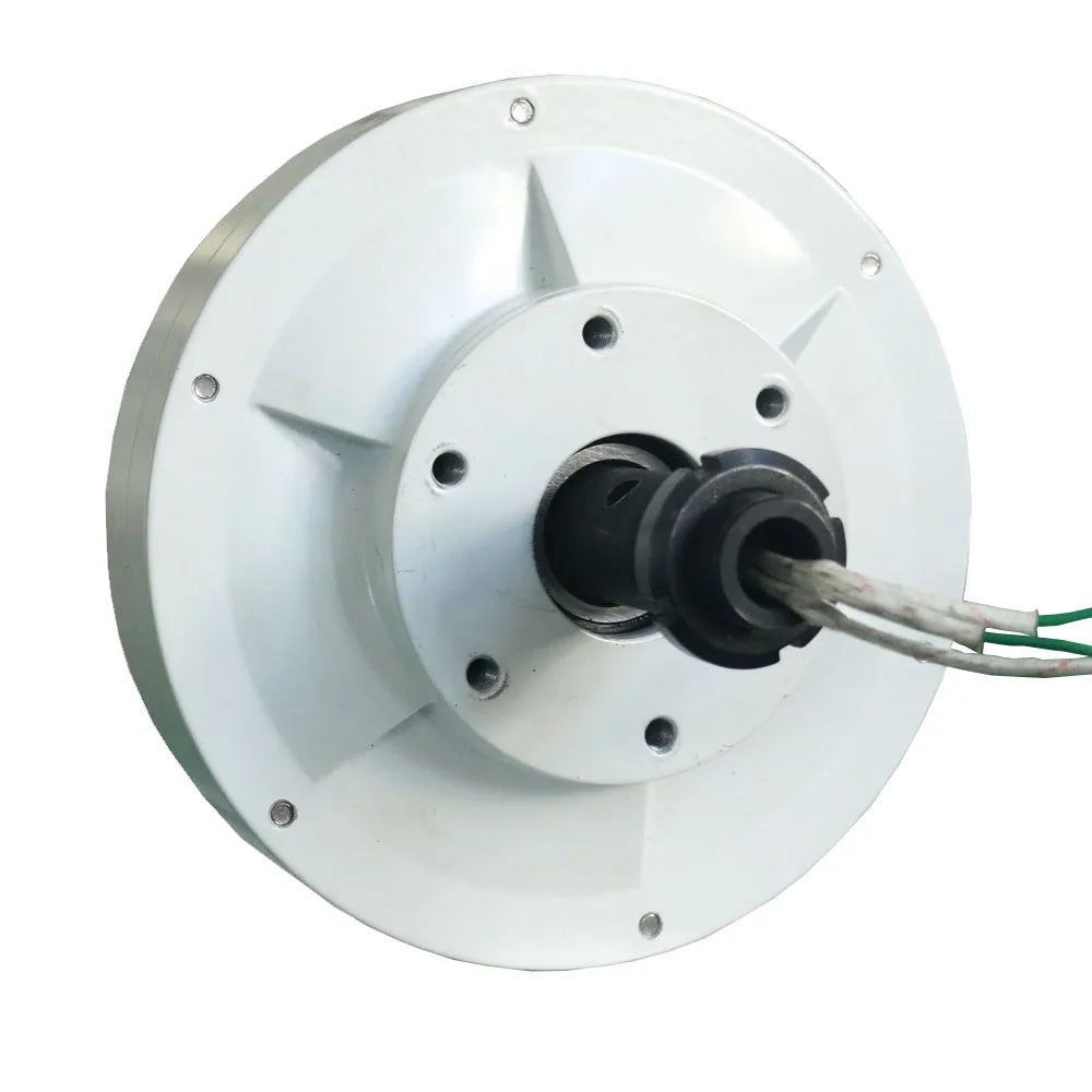 Factory 200w 300RPM 12V 24v 48v Coreless Permanent Magnet PMG Alternator Maglev Disc Outer Rotator Generator