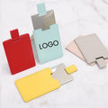Customizable Logo Rectangular Stainless Steel Portable Card Type Makeup Mirror Cannot Be Broken Quality Mirror