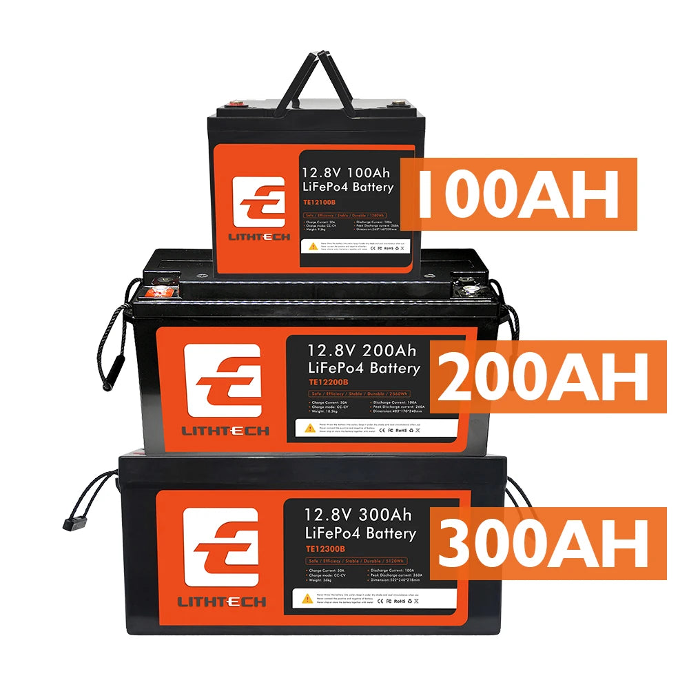 Lithtech 12 Volt Ion Lithium Batteries 300 Amp Hours 12 Volt Lithium Ion Battery 300 Ah