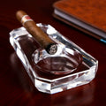 OWL Shape Engraved DIY Transparent Crystal Ashtray