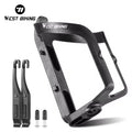 WEST BIKING 2-in-1 Bicycle Water Bottle Cage Plastic Mountain Road Bike Cycling Holder With 2 Tire Levers