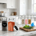 CE FCC ROHS Certified 4oz 120ml Kitchen Household Glass Jar Airtight Moisture Proof Heat Resistant Anti Drop Food Grade