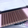 Wholesale Custom Brown YY Shape Double Tips Lashes Hand Woven Premium Soft Light Natural Eyelashes Extension Supplies