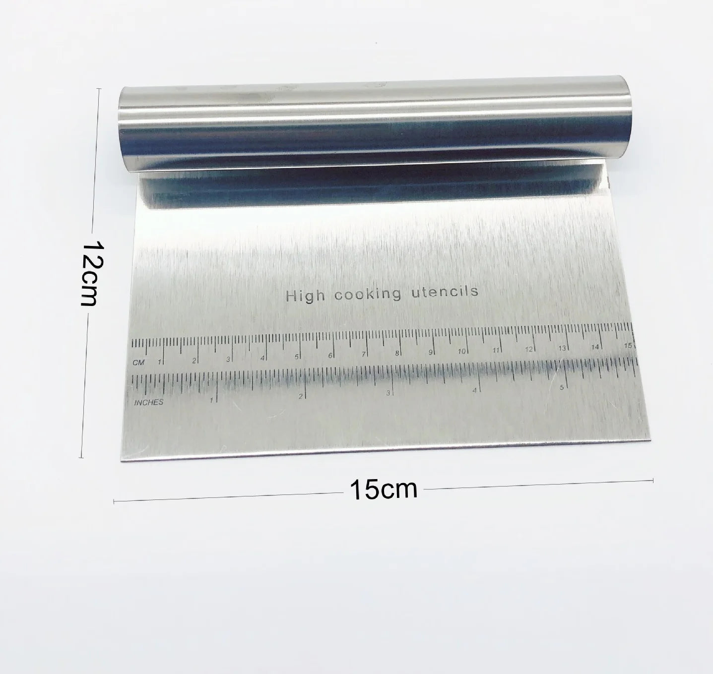 Stainless Steel Flour Scraper With Graduated Household Kitchen Baking Tools Cutting Knife Cake Cream Scraper