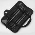 Anti-Rust Black Coating 6 - in - 1 Aquarium Tools Kit Set Aquarium Scissors Tweezers Flat Sand Shovel Black Color