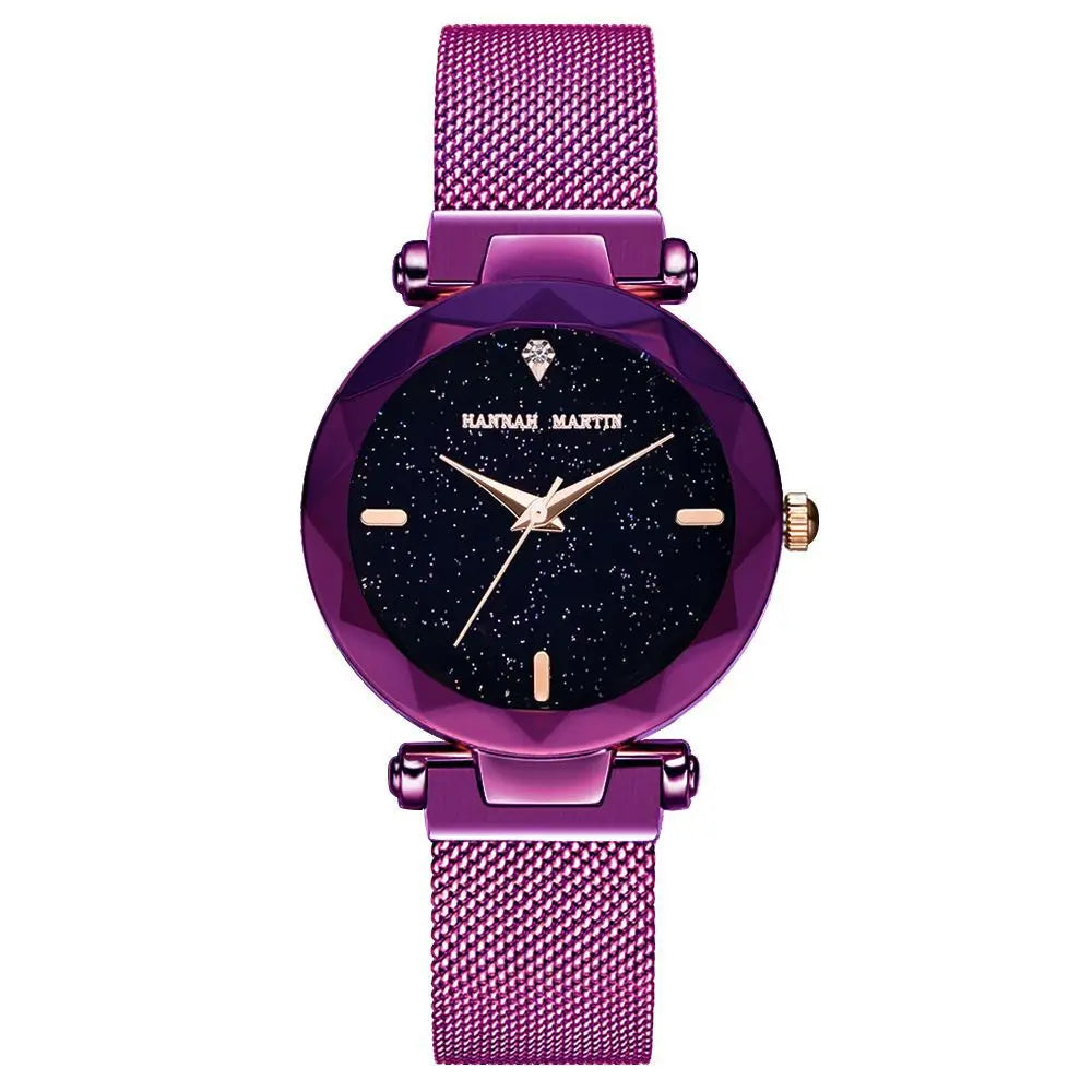 Wholesale Luxury Women Rhinestone Analog Quartz Movement Stainless Steel Mesh Band Waterproof Wrist Watches