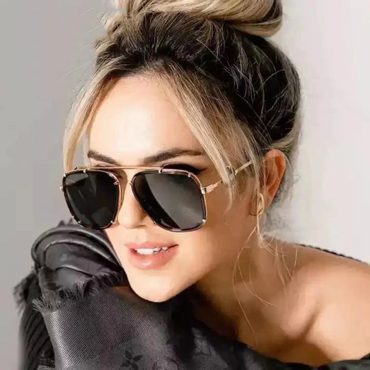 New Design Vintage Banned Aviation Alloy Frame Custom Sunglasses logo for Women Men UV400 Protection