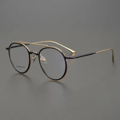 China Factory Direct Sales Newest Men Promotional Sun Glasses Fashion Transparent Titanium Eyewear Frame