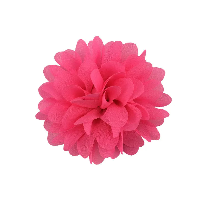 Chinese Factory Bridesmaid Wrist Decorative Clothing Patches Chiffon Fabric Flowers/ Multilayer Flower/ Headband Accessories